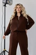 Костюм двійка з двонитки 'Oasis' мод ТЕВ-5320, Шоколад, 40-42 - зображення 5