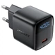 Адаптер мережевий AceFast GaN charger USB-C with digital display A135 |1Type-C, 40W/3A, PD/QC| - зображення 1