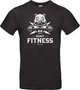 Футболка Темно-синій з принтом «The Beast Fitness» XXL Темно-синій (I003258) - зображення 1