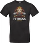 Футболка Сірий з принтом «Flame Breathing Fitness» M Сірий (I003280) - зображення 1