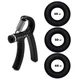 Набор кистевых экспандеров Newt Power Grip Set2 5-60 кг Резина Черный - изображение 1