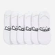 Набір жіночих шкарпеток коротких Calvin Klein 67403498 One Size 6 пар Білий (1160508375) - зображення 1