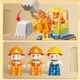 Конструктор FEELO Совместимый с LEGO Строительная площадка 62 детали - изображение 3