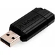 Флеш-накопичувач Verbatim PinStripe USB 2.0 128GB Black (49071) - зображення 2