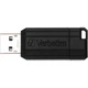 Флеш-накопичувач Verbatim PinStripe USB 2.0 128GB Black (49071) - зображення 4