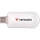 Флеш-накопитель Verbatim Plectra USB-C White 512 GB USB 3.2 Gen 1 (30231) - изображение 2