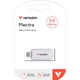 Флеш-накопитель Verbatim Plectra USB-C White 64 GB USB 3.2 Gen 1 (30228) - изображение 3