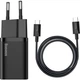 Зарядний пристрій Baseus 1xUSB 25W (USB-C) + Cable Type-C black (TZCCSUP-L01) - зображення 7