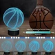 Подарочный ночник светильник «Баскетбольный мяч» с пультом 3D лампа с Led-подсветкой (7 цветов 4 режима) (3DS005) - изображение 3