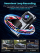 Відеореєстратор ALLTOTIVE R5 Pro 4K + 2.5K, 2 камери, Wi-Fi 5 ГГц, GPS, карта 128 ГБ, IPS 3,16″, WDR - зображення 7