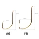 Самодур GOLDEN CATCH SABIKI S305 № 6 (5 крючков) салатовый/фиолетовый (ставрида, скумбрія, сарган, луфарь) - изображение 3