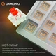 Клавиатура игровая проводная GamePro Genesis Metallic MK110W USB White - изображение 4