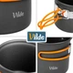 Набір туристичного посуду Vilde 489426 800/450 мл Сірий (5900670122499) - зображення 4