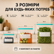 Набір багаторазових Zip-Lock пакетів для зберігання продуктів із бігунком 45 шт, 3 розміри - зображення 2