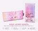 Набор “Bunny Hearts” — пенал-косметичка + гелевые ручки «Пиши-стирай» - изображение 2