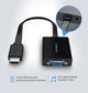 Адаптер UGREEN MM103 HDMI to VGA Converter 25cm (Black) (UGR-40248) - изображение 9