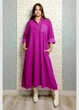 Сукня А-силуету з мікровельвету фуксія New Collection 23-851 - фуксія - L-XXL - зображення 4