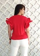 Футболка з рукавами червона New Collection Італія ML 14-702 - зображення 4