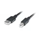 Кабель для принтера USB 2.0 AM/BM 2.0m Pro black REAL-EL (EL123500026) - зображення 1