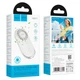 Портативний міні вентилятор Hoco HX611 ultra-thin pocket fan 3 Levels Milky white - изображение 10