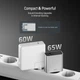 Сетевое зарядное устройство CUKTECH 65W GaN 2C1A Grey (AD653CEU) [171982] - изображение 6