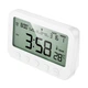 Цифровий термометр гігрометр Hoco HX44 Indoor digital alarm clock with thermometer White - изображение 2