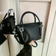 Сумка женская клатч через плечо стильная черная (K5660-5) - изображение 1