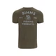 Футболка Simms Stacked Bass T-Shirt Military Heather XL - изображение 2