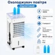 Охолоджувач повітря підлоговий з пультом AD26-30, 120W, бак 5,5 л, 3 швидкості, таймер (Міні кондиціонер) - зображення 9