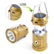 Кемпинговый фонарь светодиодный аккумуляторный Magic Camplight Original 5800T 6LED+1W желтый на солнечной батарее Power Bank - изображение 2