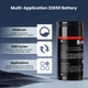 Аккумулятор 32700 LiFePO4 Soshine 6500mAh, 19.5A, 3.65/3.2/2.0V, Black - изображение 6