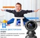 Поворотная беспроводная видеокамера Wi-Fi, умная видеоняня Q1 с датчиком движения для наблюдения за детьми и животными 6 mpx Черная - изображение 2