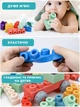 Гибкий силиконовый конструктор прорезыватель для малышей Soft BB безопасный мягкий на 20 деталей, машинка животного, 18 мес+ - изображение 3
