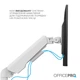 Настольное крепление для монитора OfficePro MA451W с пружиной 17-40" 2~12 кг White - изображение 15