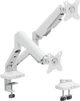 Настольное крепление для двух мониторов OfficePro MA442W с пружиной 17-35" 2~12 кг White - изображение 1