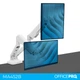 Настольное крепление для двух мониторов OfficePro MA452W с пружиной 17-35" 2~12 кг White - изображение 6