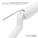 Настольное крепление для двух мониторов OfficePro MA452W с пружиной 17-35" 2~12 кг White - изображение 11