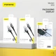 Кабель Foneng X92 4-in-1 (60W) USB/USB-C - USB-C/Lightning (M/M), 1 м, Black (X92-CA-FIO) - зображення 3