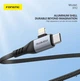 Кабель Foneng X92 4-in-1 (60W) USB/USB-C - USB-C/Lightning (M/M), 1 м, Black (X92-CA-FIO) - зображення 6