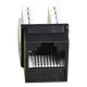 Модуль KeyStone RJ45 UTP, кат. 6, 110, Slim, W - 16.6 мм, чорный EPNew 6KTVM-U0BK - изображение 1
