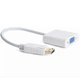 Адаптер Cablexpert DisplayPort - VGA (M/F), 0.15 м, белый пакет (A-DPM-VGAF-02-W) - изображение 1