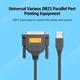 Кабель для принтера USB 2.0 to DB25 2.0m US167 black Ugreen (20224) - зображення 4