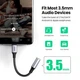 Перехідник USB-C to 3.5mm F 0.10m AV161 Ugreen (80154) - зображення 3