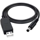 Кабель живлення USB to DC 5.5x2.1mm 12V 0.8m Armorstandart (ARM65663) - зображення 1