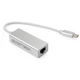 Переходник USB-C to RJ45 Ethernet 1000Mbps aluminium Vinga (VCPATC2GBLNS) - изображение 3