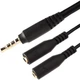Переходник XoKo SC-009 Jack 2x3.5-мм jack(M) - 3.5-мм 4pin jack(F) (XOKO SC-009) - изображение 2