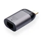 Переходник USB-C to RJ45 Ethernet 1000Mbps compact Vinga (VCPATCLGBC) - изображение 1