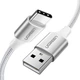 Дата кабель USB 2.0 AM to USB-C 1.5m 3.0A 18W US288 White Ugreen (60132) - зображення 1