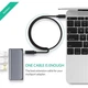 Дата кабель USB-C to USB-C 1.0m USB 3.1Gen2 100W US353 Black Ugreen (10387) - зображення 3