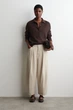 Джинси жіночі COS twine barrel-leg jeans 1298857004 Eur 38 Бежевий - изображение 1